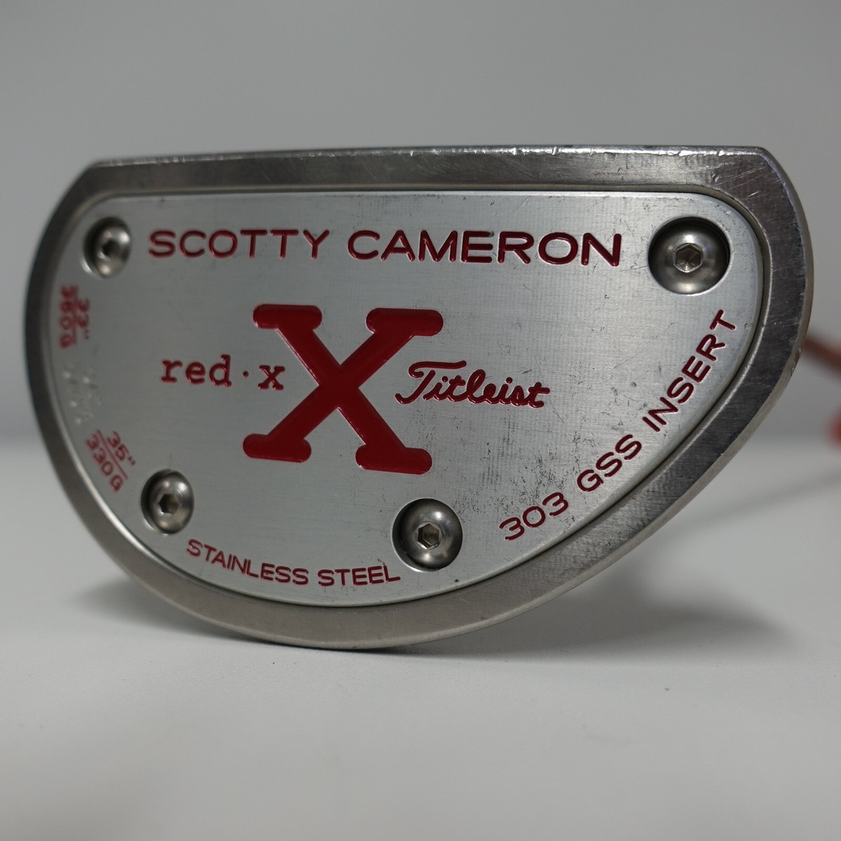 Scotty Cameron Red X GSS Putter 34in RH with Headcover | eBay