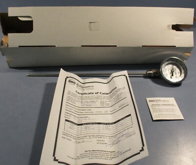 Tel Tru Thermometer BC35OR 1/2'' Npt 15'' Stem 0/250 Fc Adj Angle