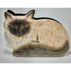 Long Haired Siamese Cat Napkin Letter Holder