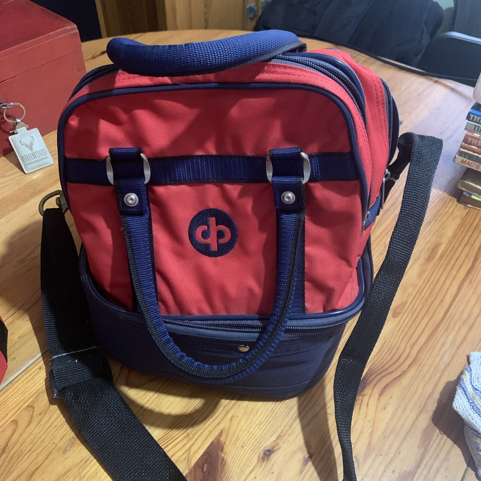 Drakes Pride Bag, Two Thurston black Bowls, One Red Thurston Jack