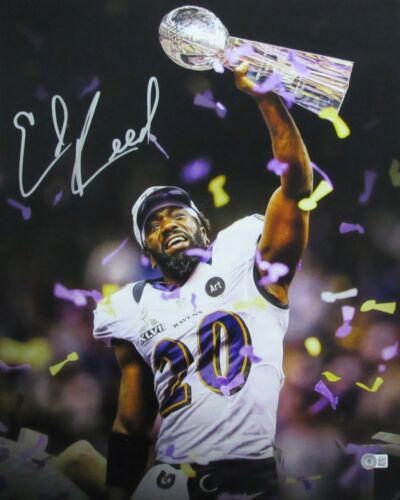 Ed Reed HOF Autographed 16x20 Photo Baltimore Ravens Beckett - Picture 1 of 3