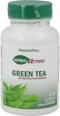 Natures Plus Herbal Actives Green Tea-60 Kapseln (56,91 EUR/100 g)