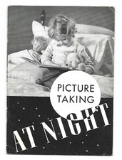 1950'S KODAK PICTURE TAKING AT NIGHT BOOKLET-VERY FINE CONDITION