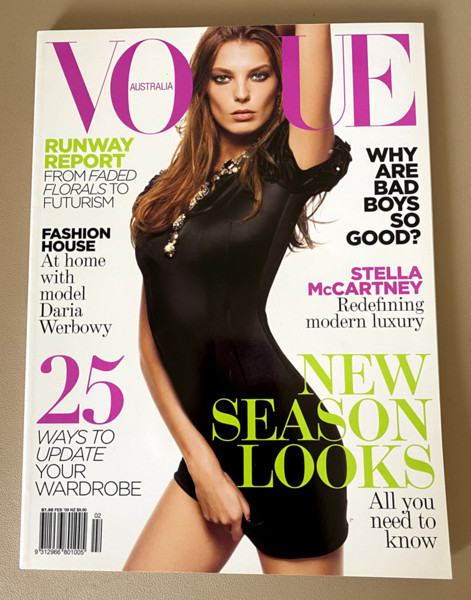 Vogue Australia February 2009 Daria Werbowy Skye Stracke Mia