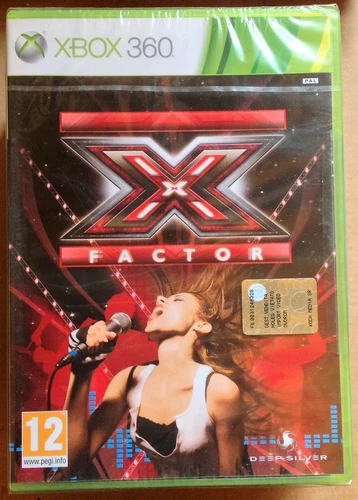 X FACTOR ITALIAN LANGUAGE XBOX 360 SINGING GAME new & sealed PAL Italian version
