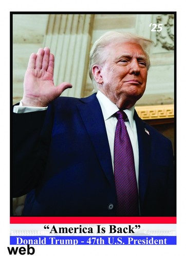 2025 President Donald Trump Inauguration Trading Card - America is Back