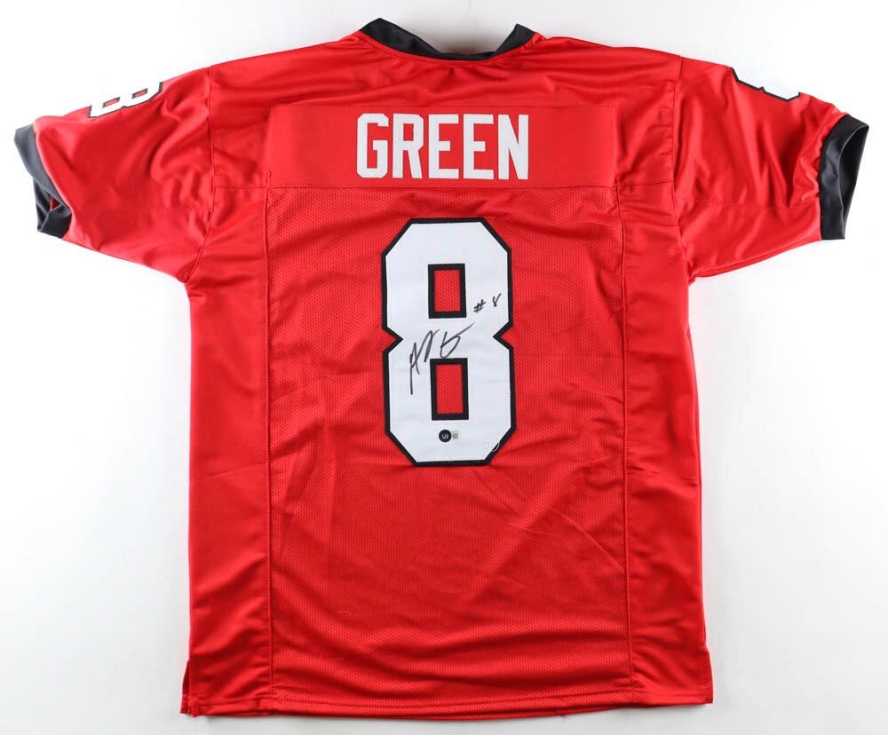 A.J. Green Autographed Signed Georgia Bulldogs A J Green Jersey (Beckett) Bengals 7xPro Bowl Receiver 