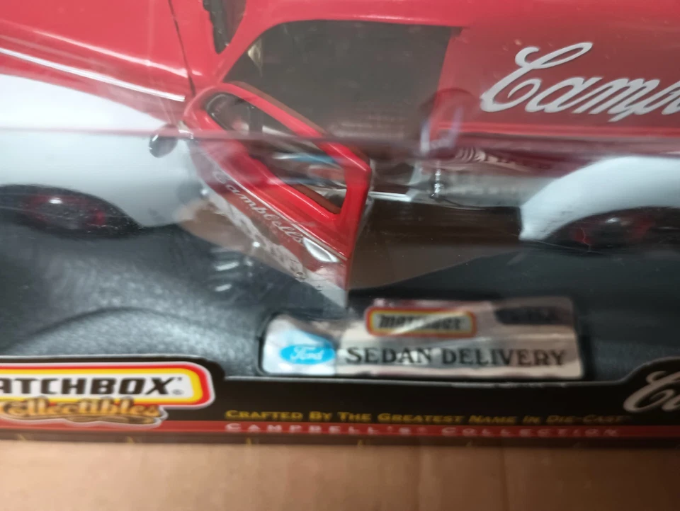 2000 MATCHBOX COLLECTIBLES CAMPBELL'S 1940 FORD SEDAN DELIVERY NEW W/ BOX DAMAGE - Image 4 of 4
