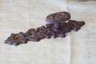 Set Of 6 Large Cast Iron Barn Door Handles - Antique Style Pulls For Gates, Sheds & Doors