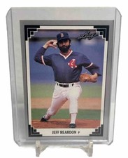 1991 Leaf #252 Jeff Reardon Card FRESH MINT