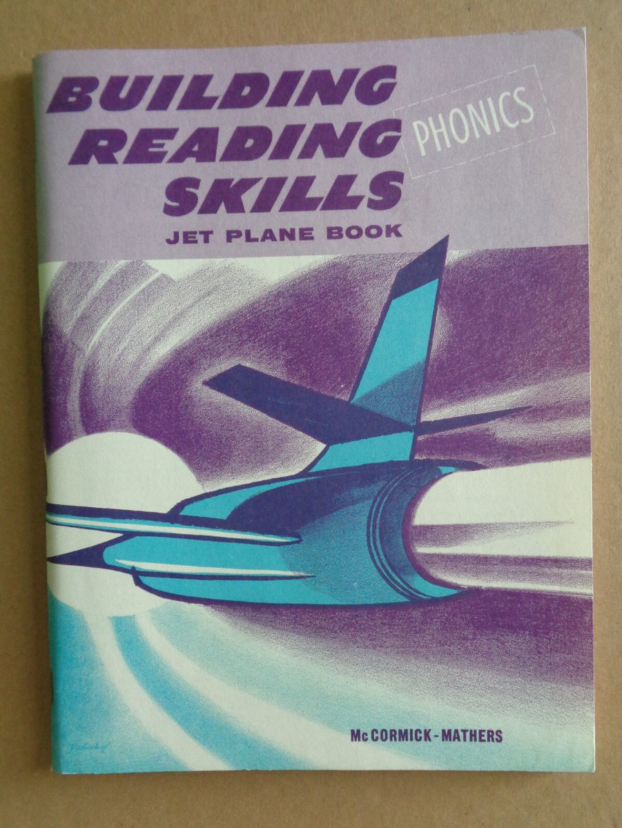 フォニックスセット Vintage 1960 BUILDING READING SKILLS PHONICS Jet Plane Workbook