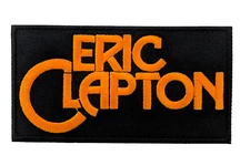 Eric Clapton Patch, Eric Clapton Iron On Embroidered Band Patch