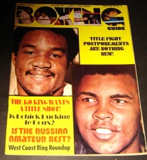 Tommy Kay's Boxing Guide Magazine February 1975 - Muhammad Ali, George Foreman