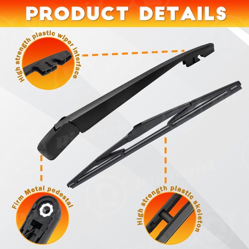 Rear Windshield Blade Arm Wiper FOR SUBARU IMPREZA FORESTER LEGACY OUTBACK - Foto 14 di 23