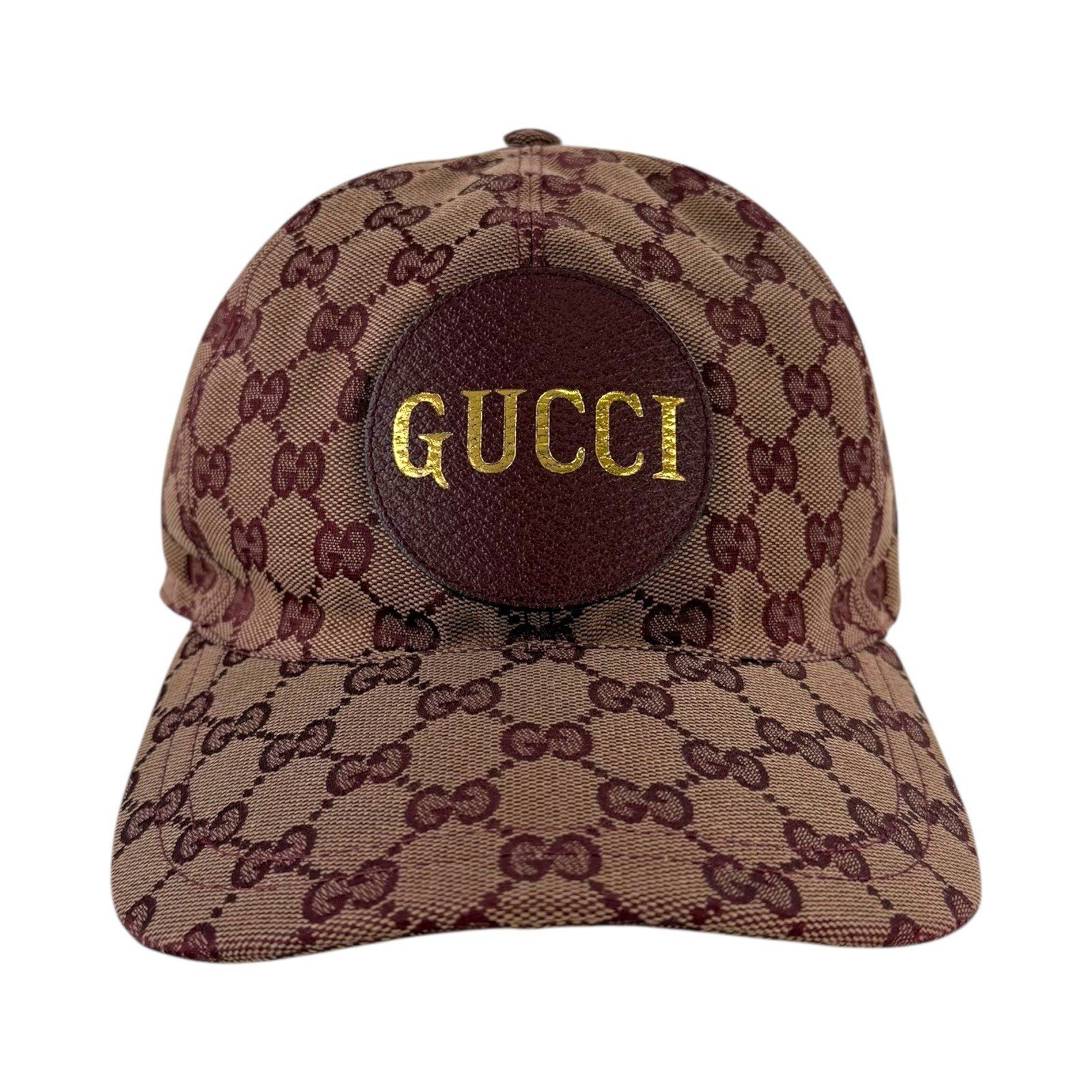 Gucci GG Monogram Logo Patch Baseball Cap Hat Bor… - image 2