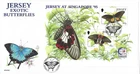 1995 Jersey Exotic Butterflies Miniature Sheet First Day Cover