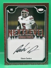 2025 SAGE High Series Next Level Signatures Auto Raheim Sanders NLS-RS Gamecocks