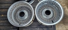 2 14 By 7 Reverse 100 Spoke All Chrome Rims Authentic Dayton Wire Wheels