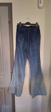 Jeans Pattes D'elephant Authentique Annees 70