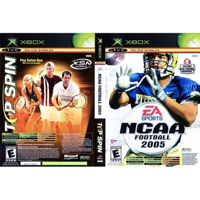 Ncaa Football 2005 / Top Spin (Xbox) Disc Only