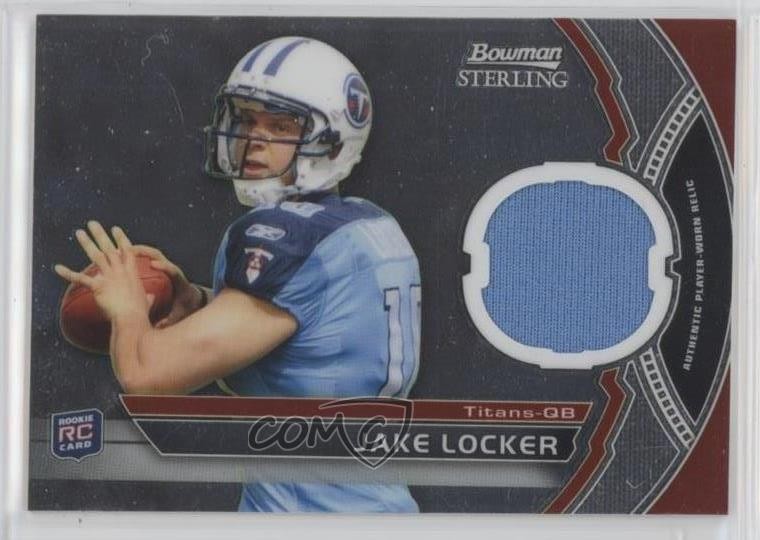 2011 Bowman Sterling Relics Jake Locker #BSR-JL Rookie RC 0s55