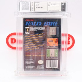 NES Nintendo RALLY BIKE - WATA GRADED 7.5 A! NEW & Factory Sealed with H-Seam!
