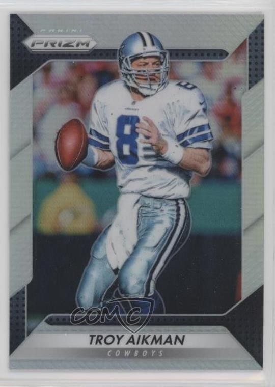 2016 Panini Prizm Silver Prizm Troy Aikman #175 HOF 0q3