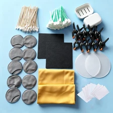 198 Pcs Trade Card Cleaning Kit, Card Flattening Kit, Card Care Accessory for...