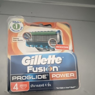 Gillette Fusion ProGlide Power Refill Cartridges 5-Blade 4 Pack