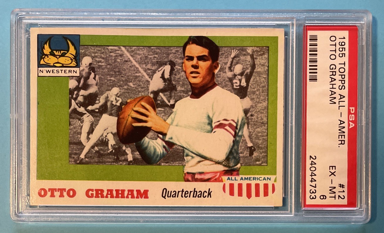 1955 Topps All American Football #12 Otto Graham - PSA 6 EX-MT