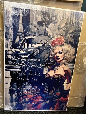 Glam Woman Kunstdruck 40x60cm - Sassy Fashion Wandbild LTD/8 - COA Paris Ausstellung 