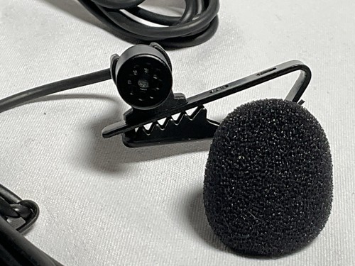 Black Lavalier Lapel Black Condenser Mic Microphone for Audio Technica PAIR - Picture 3 of 3