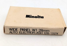 Minolta W1 Wide Panel Diffuser 28mm for Auto Electroflash 128 /132X, New