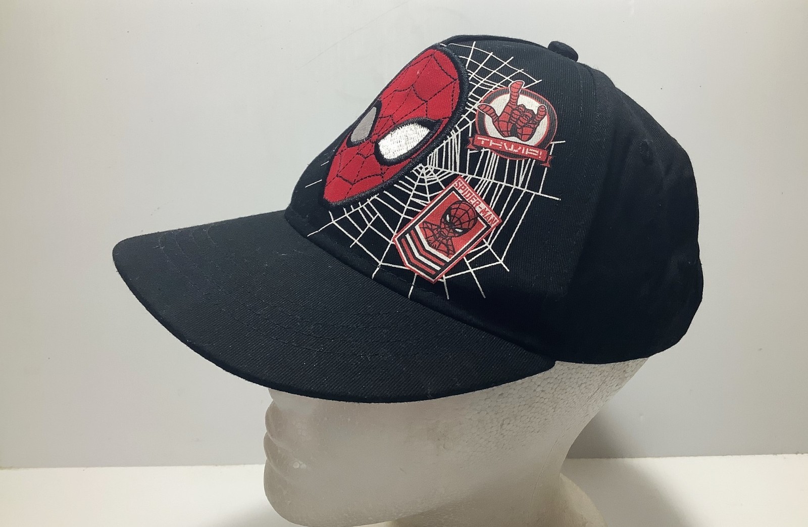 Marvel Spiderman Snapback Hat Cap Size Small - image 2