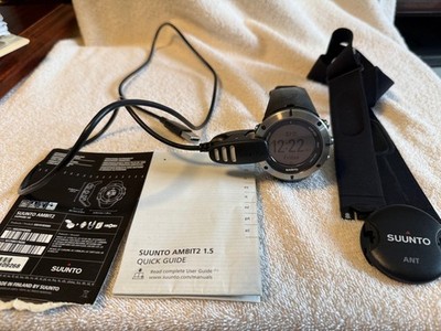 SUUNTO AMBIT SAPPHIRE HR W/ CHEST STRAP-MANUAL