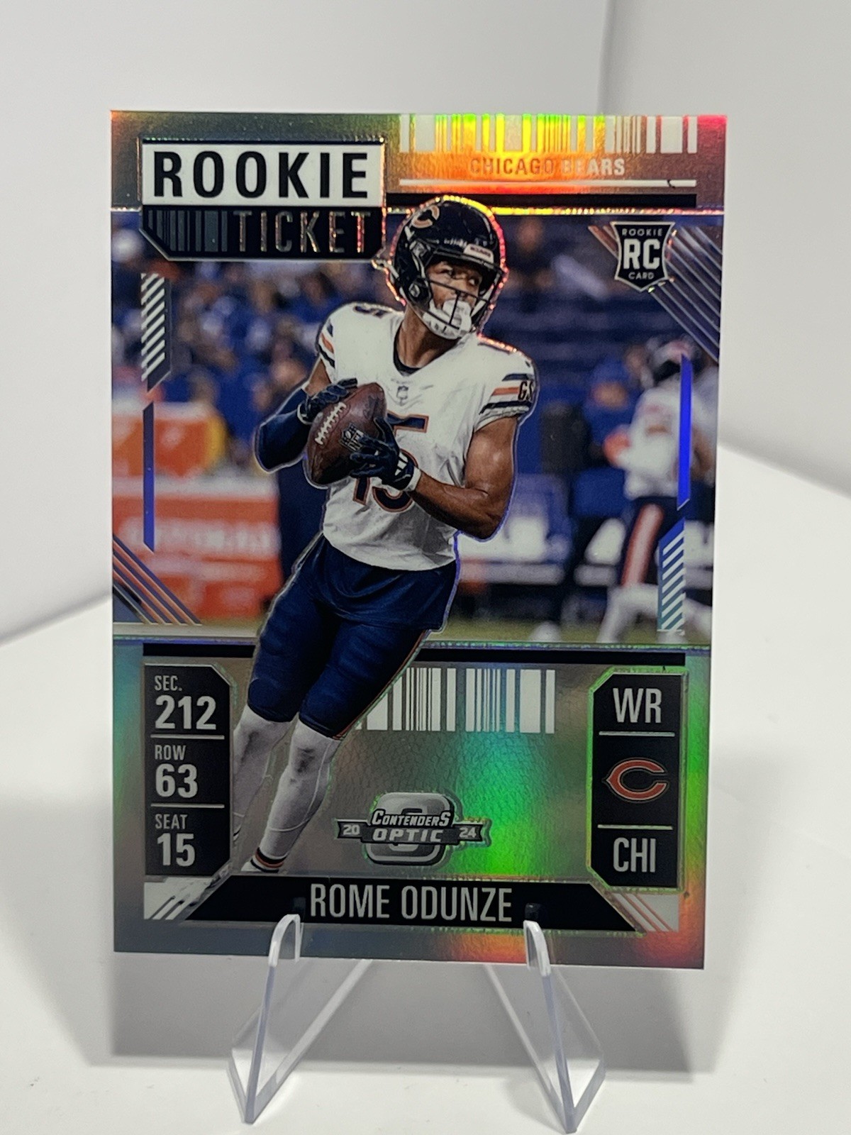 ROME ODUNZE 2024 Panini Contenders Optic - Rookie Ticket Silver Prizm #94 (RC)