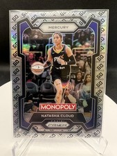 Natasha Cloud 2024 Panini WNBA Prizm Monopoly GO! Prizm Refractor SSP Mercury