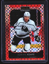 2021-22 O-Pee-Chee Platinum #47 Adrian Kempe Orange-Checkers #/25