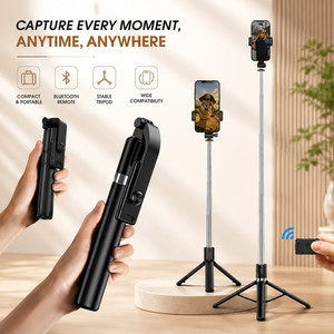 Bluetooth Selfie Stick Tripod Portable Extendable Remote Phone Camera Holder Sta