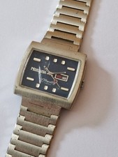 Montre Mortima Mayerling 17 jewels en acier avec dateur vintage rétro ancienne