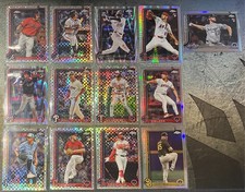 2025 Topps Chrome Refractor Lot (13) - Baldwin RC, Veen, Abel, Smith MLB