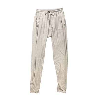 Alo Yoga Pants Mens Small Grey Lightweight Repetition Drawstring