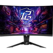 Image of ASRock Phantom Gaming PG27QRT2A 27" QHD Curved VA Gaming Monitor | 180Hz | 1ms |