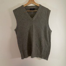 Vintage Campus Studio One Sweater Vest Unisex Medium Wool