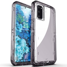 Gray For Samsung Galaxy S20 Ultra/Plus Case Slim Shockproof Clear Crystal Cover
