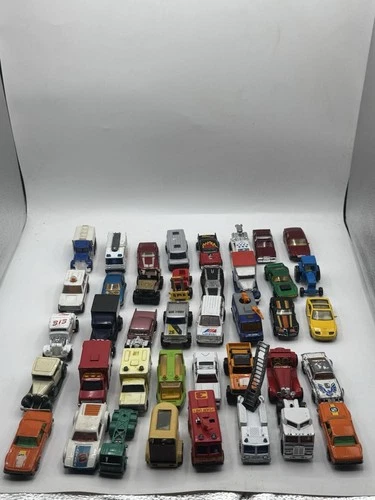 Lot Of 40 Vintage Matchbox Vehicles