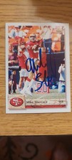 Mike Sherrard Autographed San Francisco 49ers Card