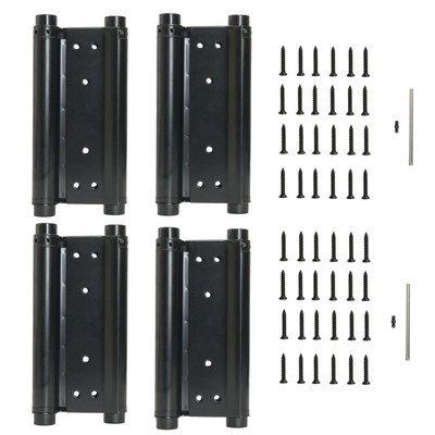 8inch Black Double Action Spring Hinges, Self Closing Door Hinges for Cafe Sa...