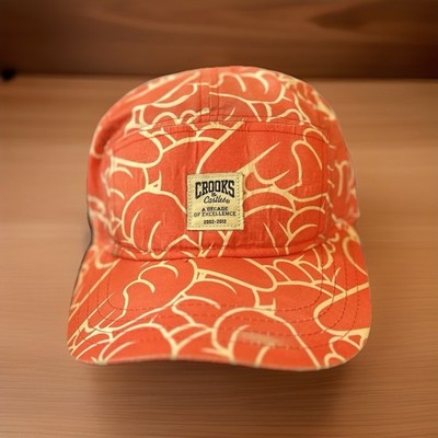 Crooks & Castles Crimson Mickey Hands Finger Gun Crimson 5 Panel Hat Circa 2012
