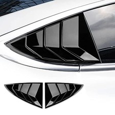KUNGKIC 2 Pack Rear Window Sunshade for Tesla Model 3 2017-2021 ABS Windshiel...